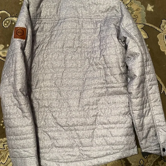 Quicksilver Men's Gray Quilted Jacket